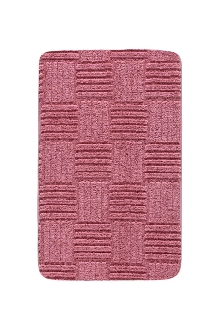 Tapete Banheiro Flufy Microfibra Antiderrapante 45x65 - Rosa