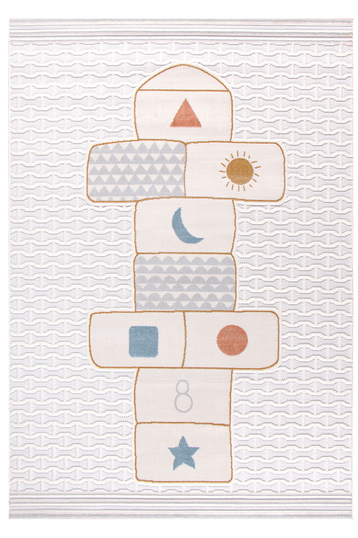 Tapete Infantil Pedagógico 140x200 Amarelinha