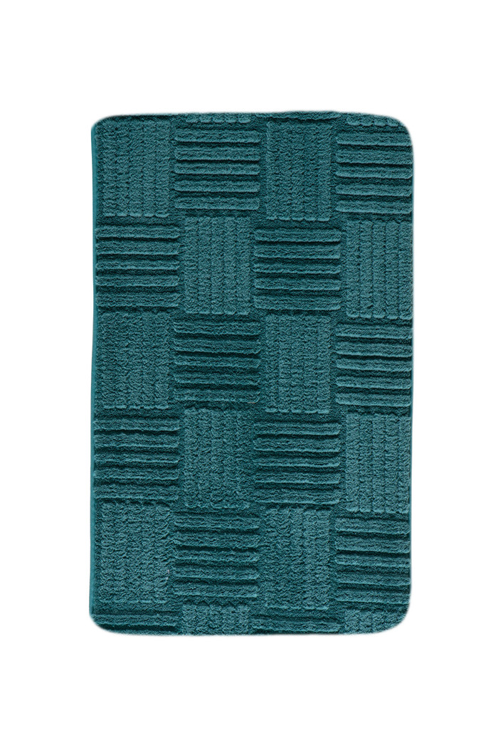 Tapete Banheiro Flufy Microfibra Antiderrapante 45x65 - Verde