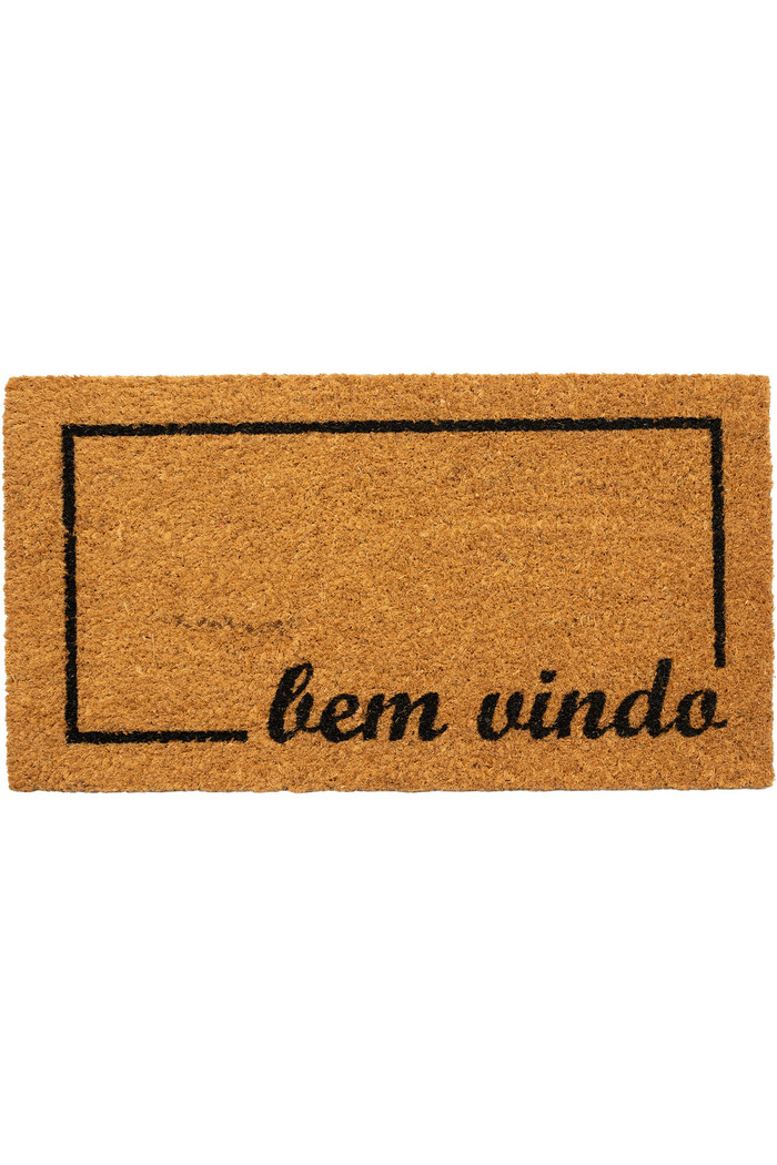 Tapete Capacho Fibra de Coco 33x60 Bem Vindo 28