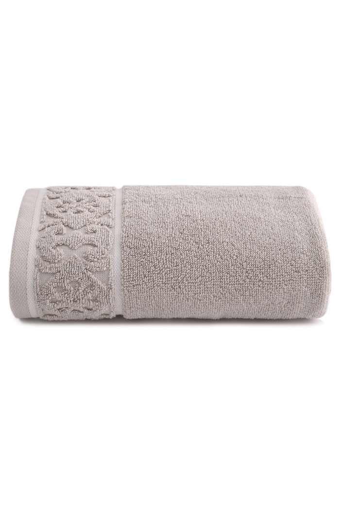 Toalha Rosto 500g Super Soft Zero Twist Arabesco 50cmx70cm Bege