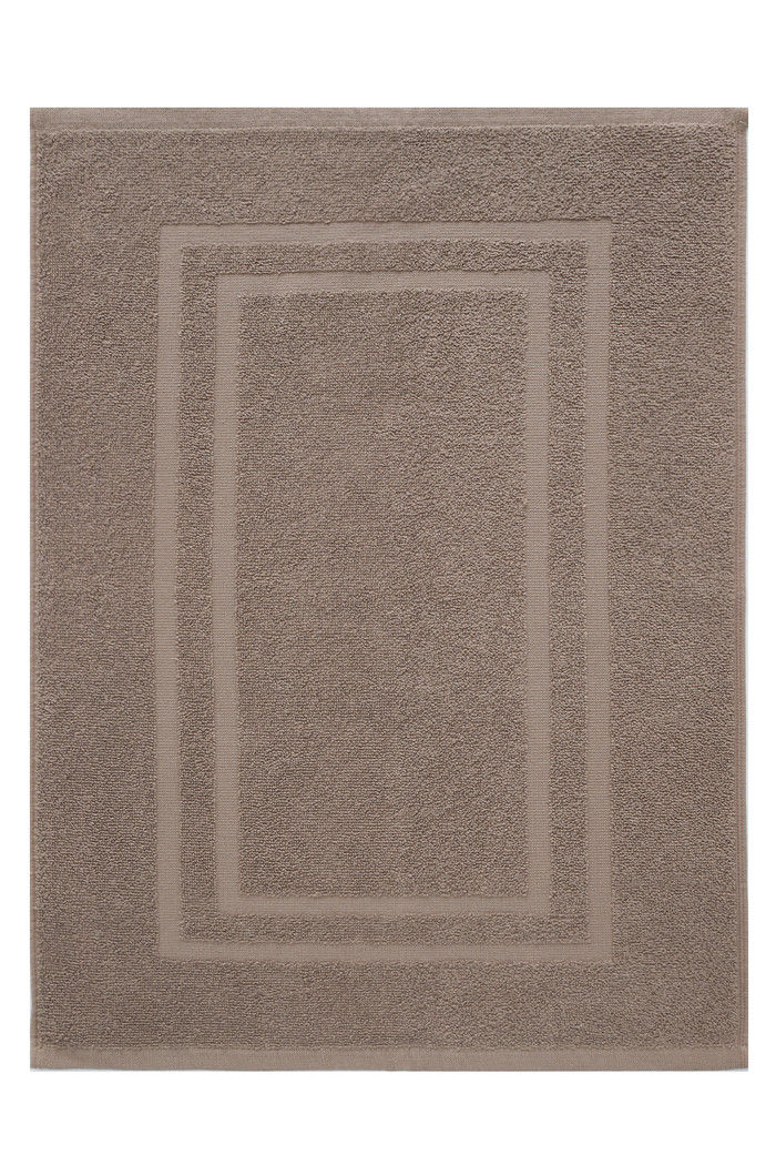 Toalha de Piso Felpudo Base 50x70cm 650g/m2 Taupe
