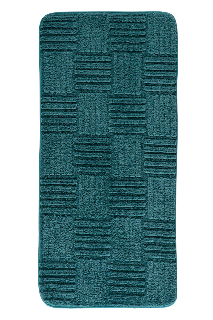 Tapete Banheiro Flufy Microfibra Antiderrapante 45x100 - Verde