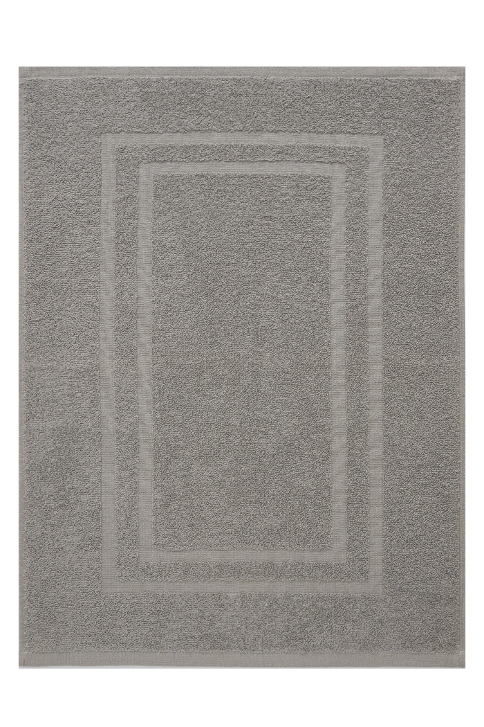 Toalha de Piso Felpudo Base 50x70cm 650g/m2 Cinza