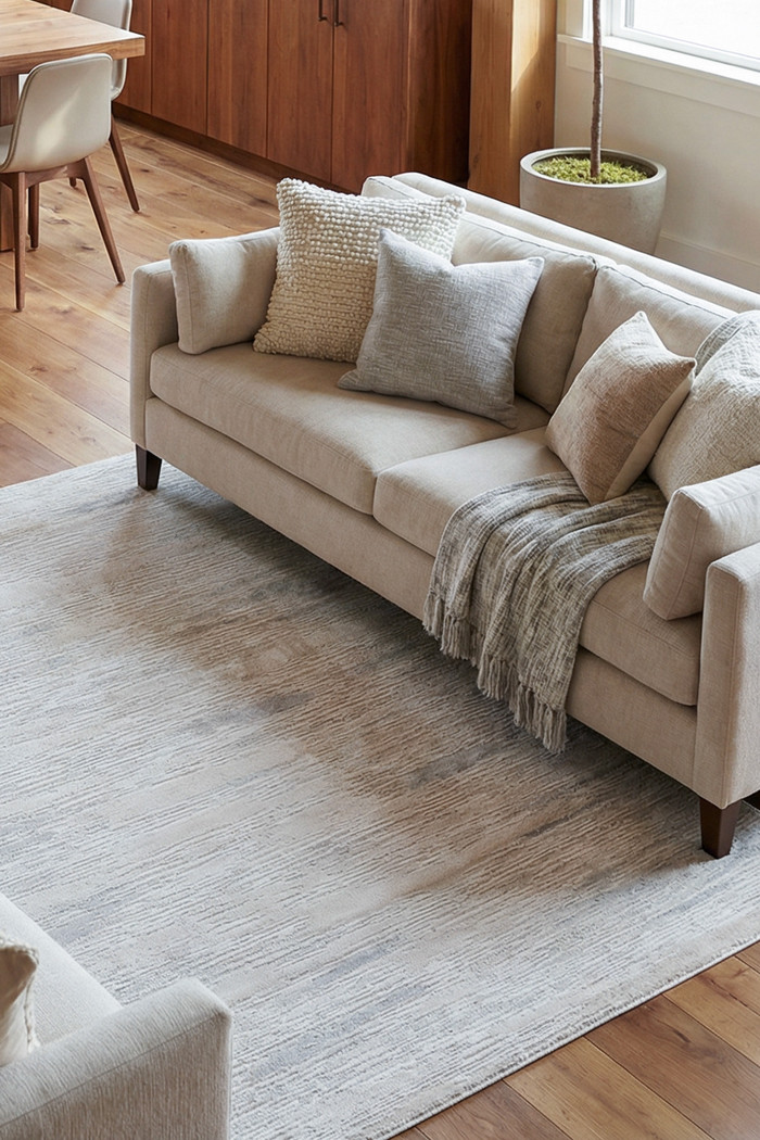 Tapete 100x140 Sharm Cotele Cinza