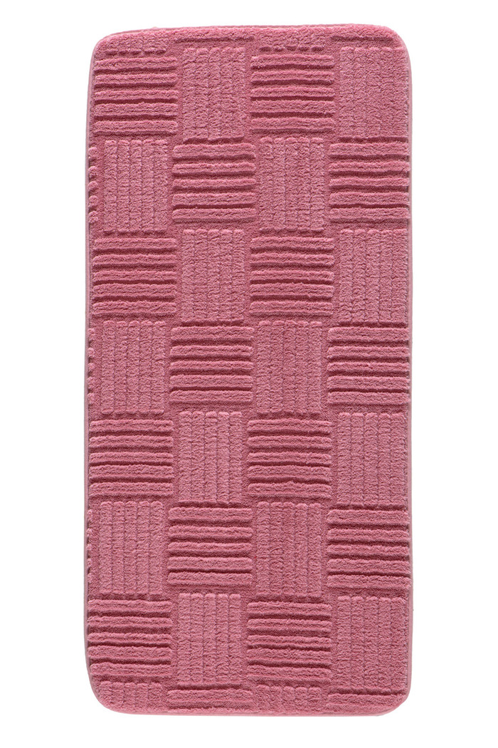 Tapete Banheiro Flufy Microfibra Antiderrapante 45x100 - Rosa