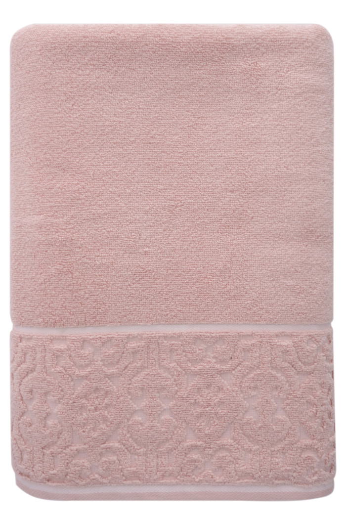Toalha Banho 500g Super Soft Zero Twist Arabesco 70cmx140m Rosa