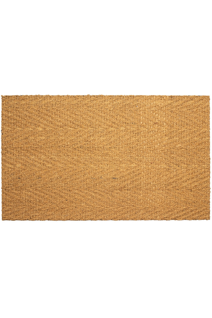 Tapete Capacho Fibra de Coco 45x75 Chevron
