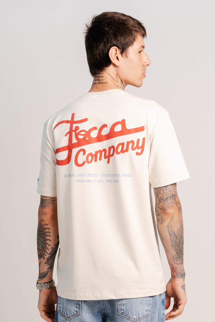 CAMISETA REGULAR FOCCA COMPANY AREIA