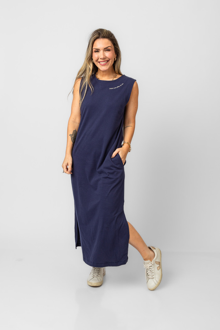 VESTIDO FILHOS DA LUZ MARINHO