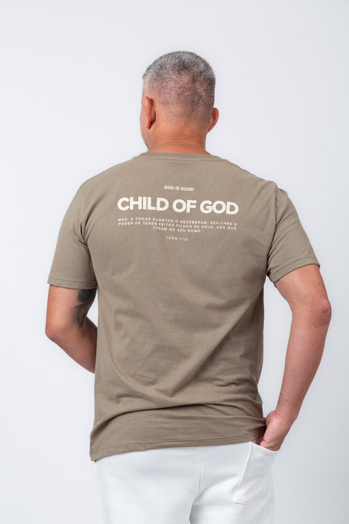 CAMISETA CHILD OF GOD CAQUI
