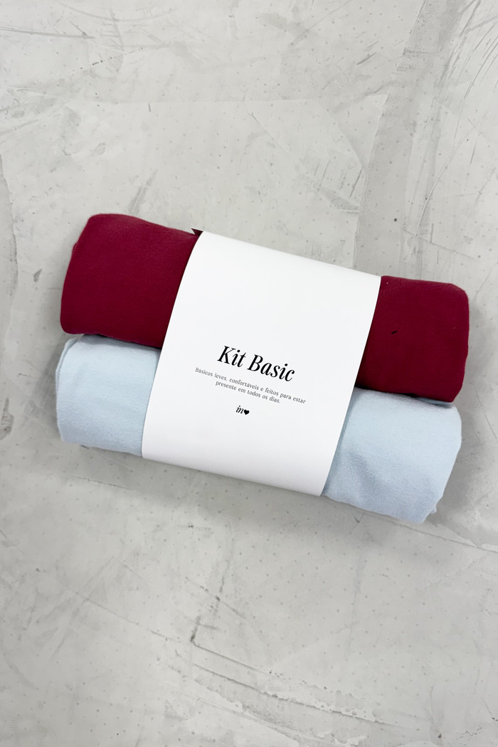 KIT T-SHIRTS OVER AZUL / BORDO