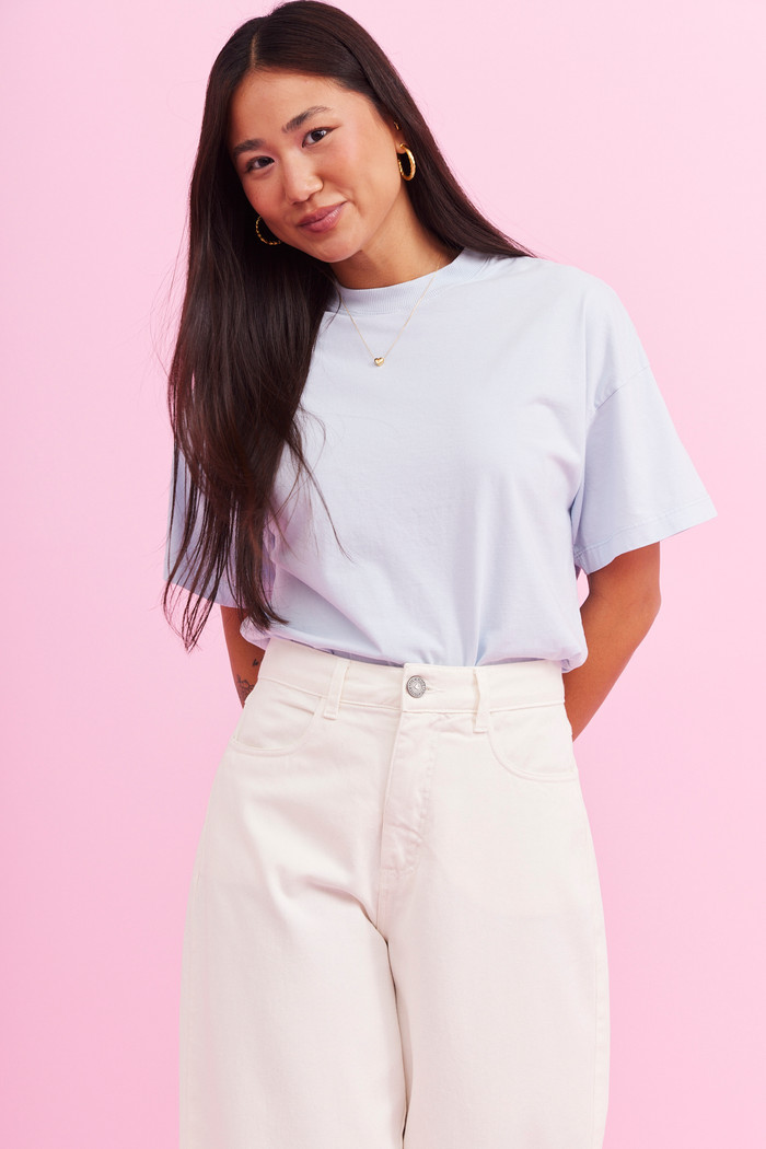 T-SHIRT OVER TURIN AZUL CLARO