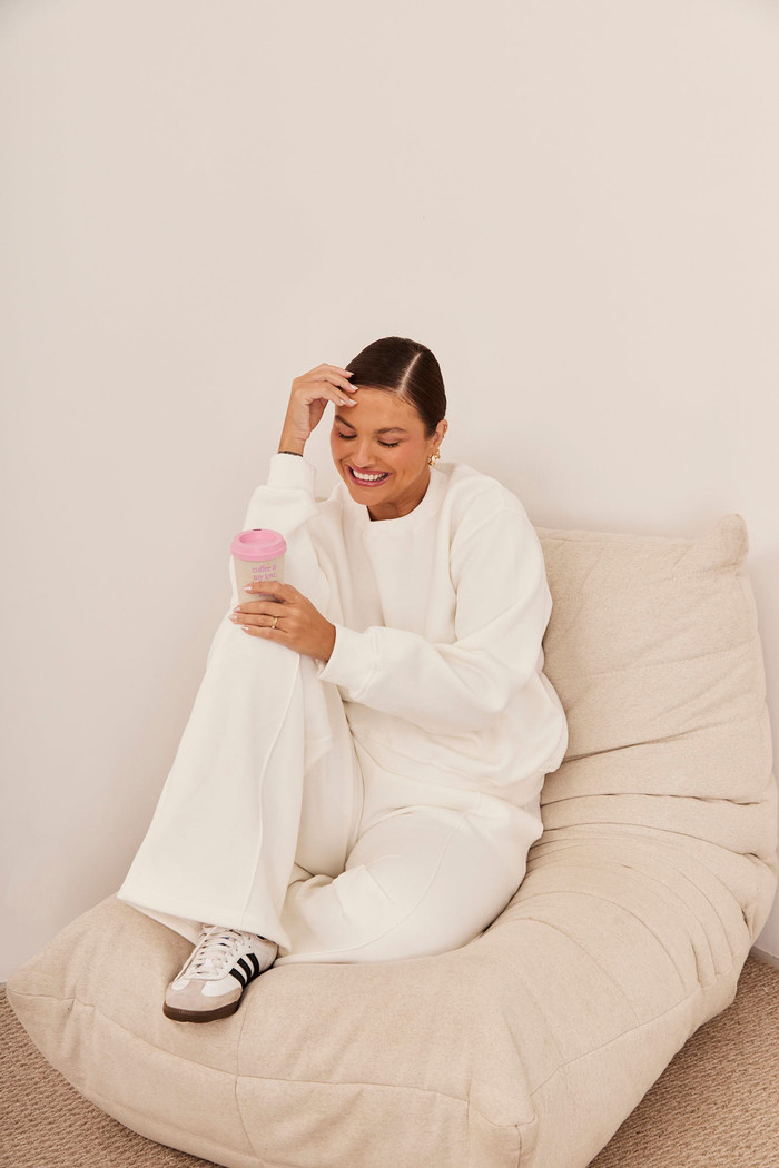 CALÇA MOLETOM PREMIUM TALI OFF WHITE