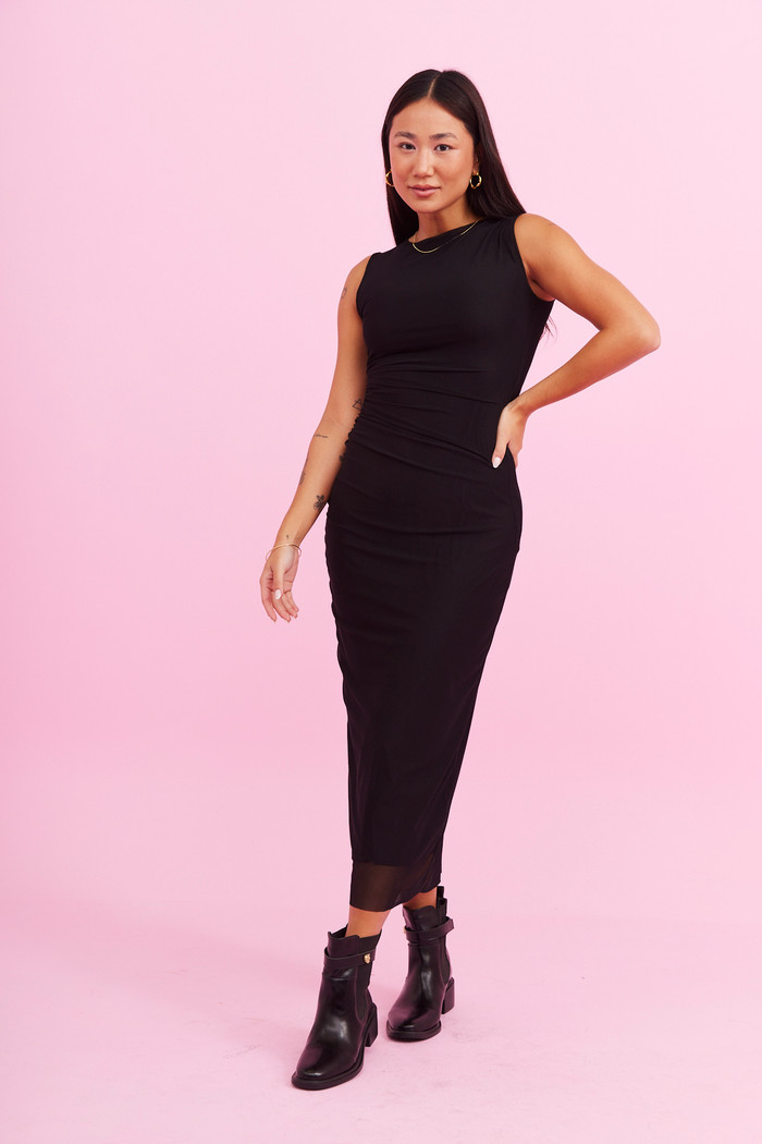 VESTIDO TULE LUANA PRETO