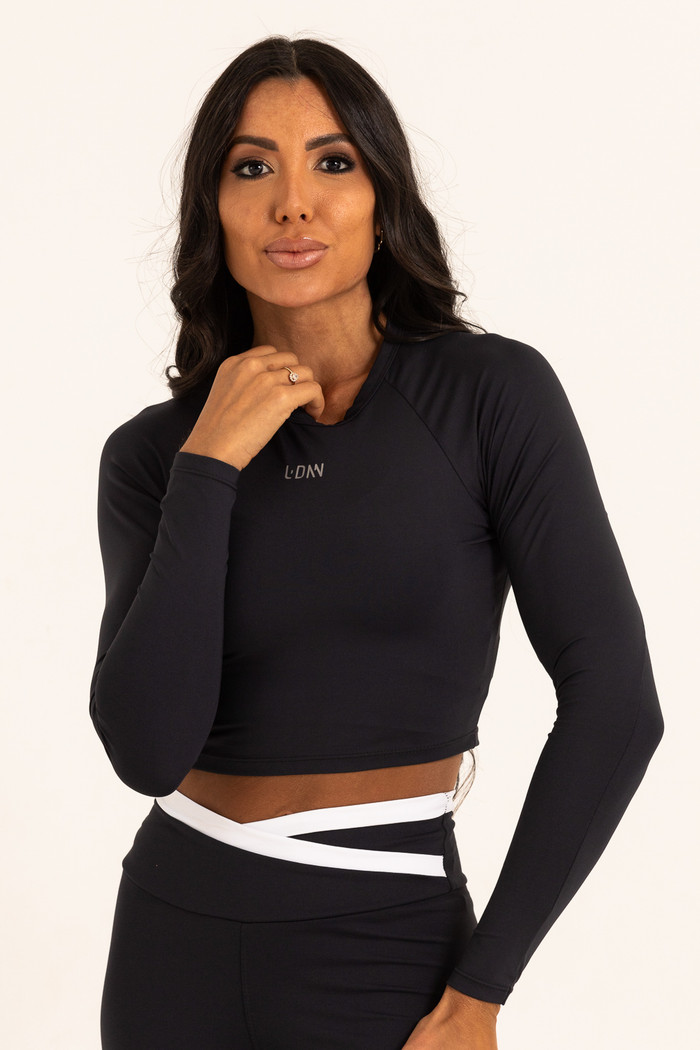 Blusa Manga Longa Preto