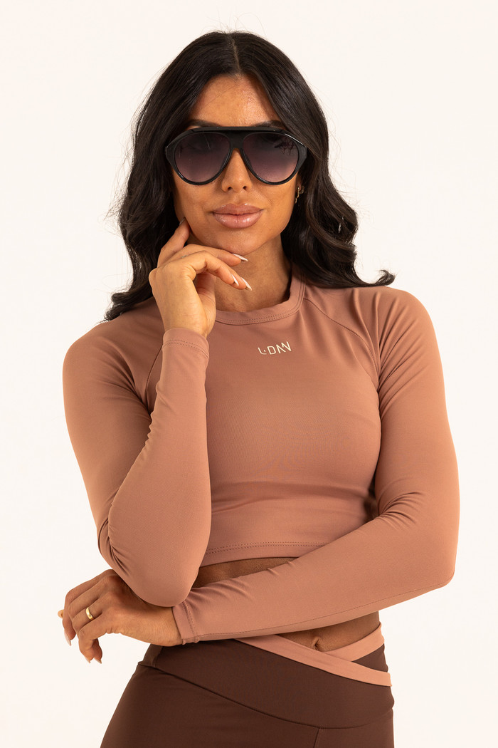 Blusa Manga Longa Mocha