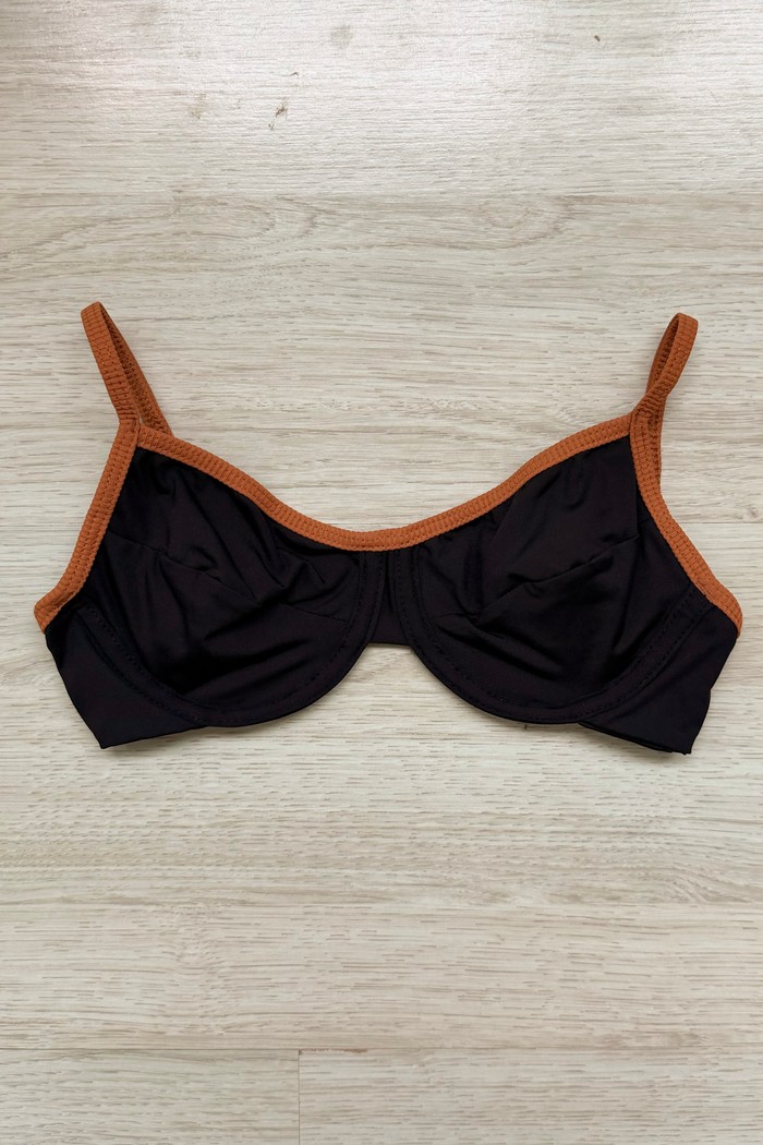 TOP DE BIQUÍNI MEIA TAÇA GABI BLACK+TERRA