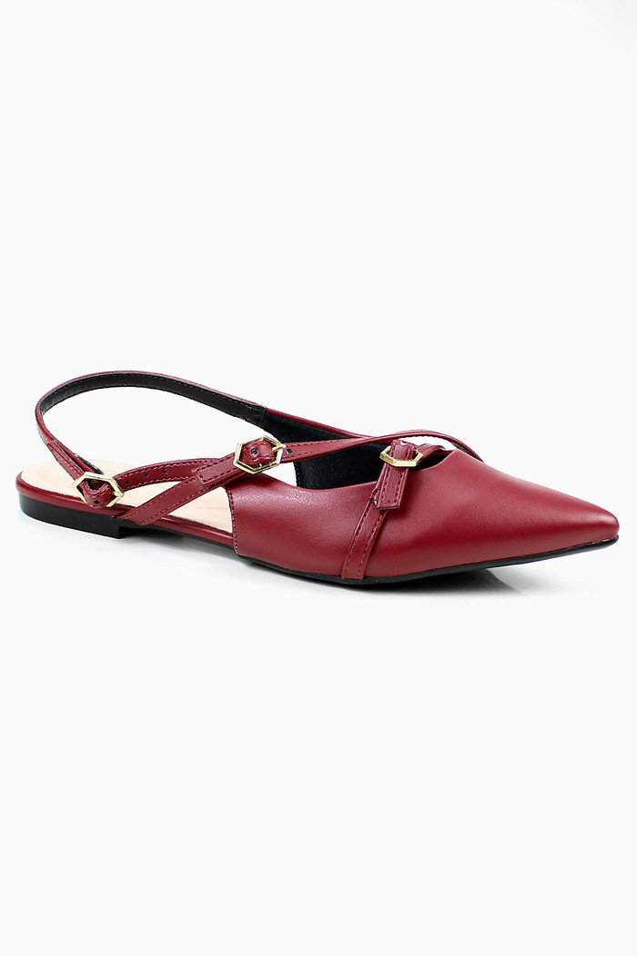 Slingback Mybez Aurora com Bico Fino