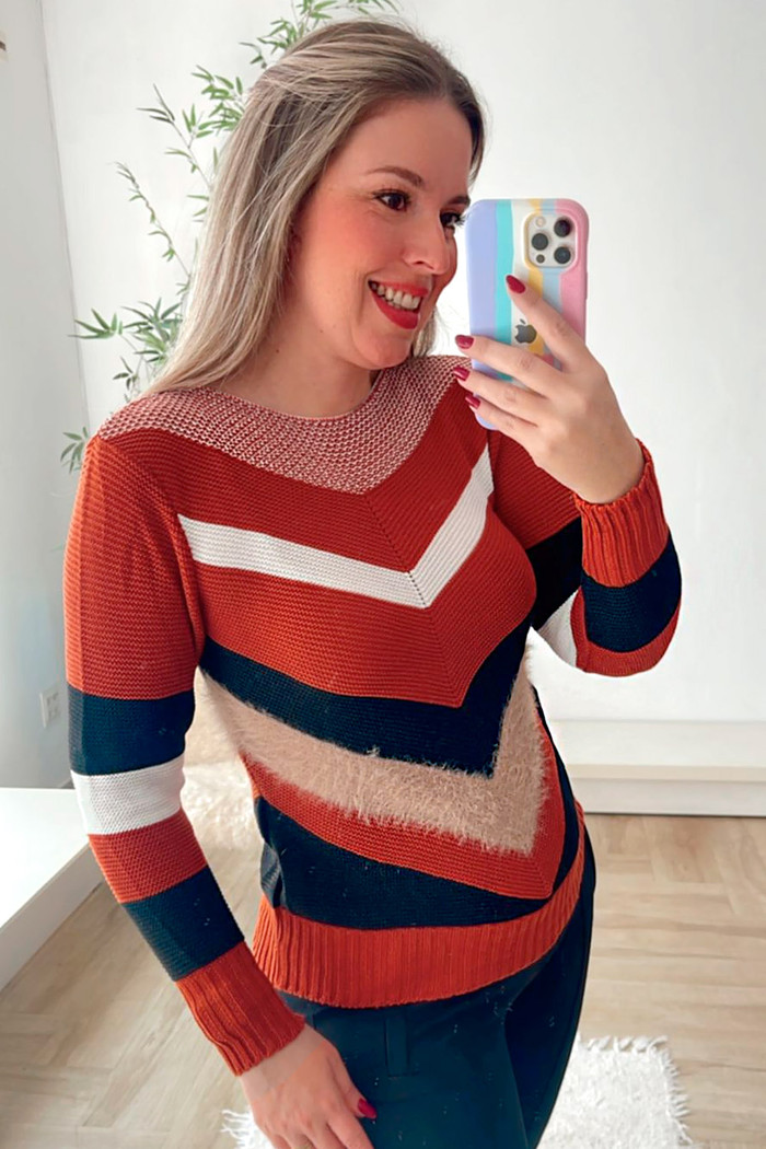 Blusa no Tricot Feminino Mybez