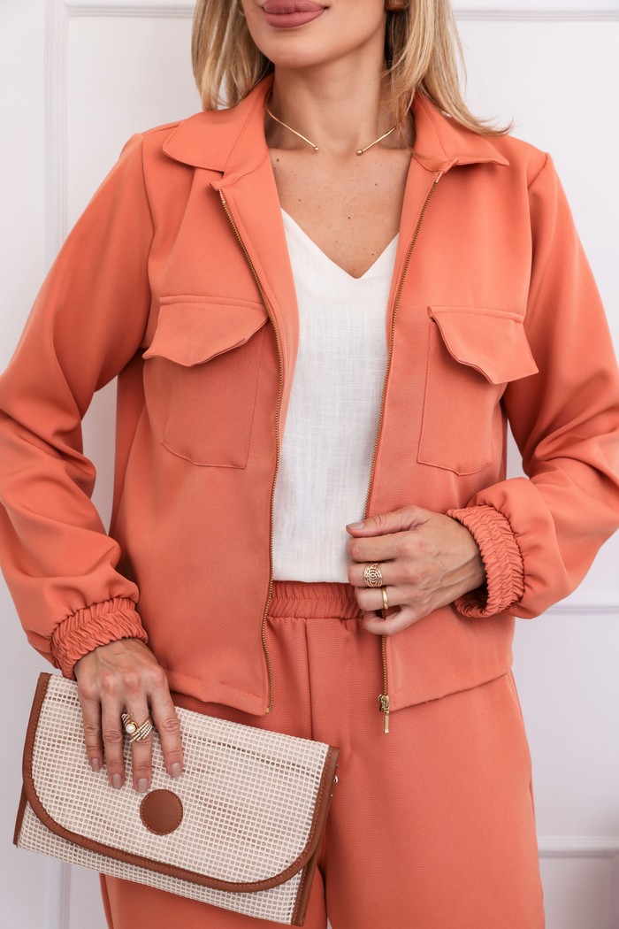 Conjunto em  Alfaitaria Armani  Catarina 2.0 - Pessego