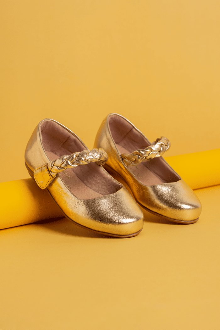 SAPATILHA INFANTIL BEATRIZ DOURADO CHAMPAGNE