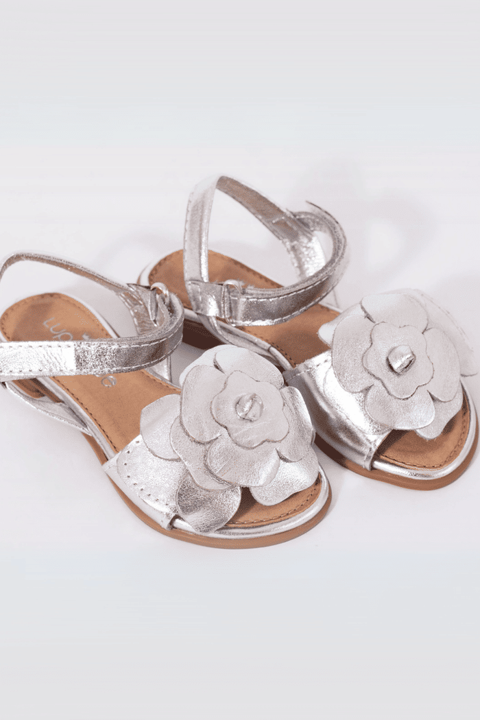 SANDÁLIA INFANTIL MARIA FLOR PRATA
