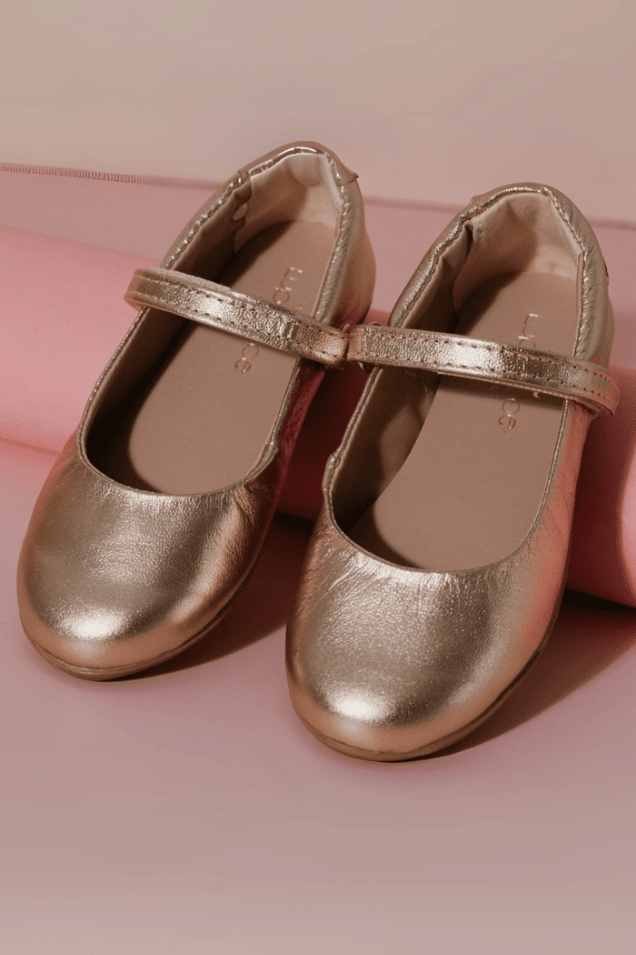 SAPATILHA INFANTIL SOFIA DOURADO CHAMPAGNE