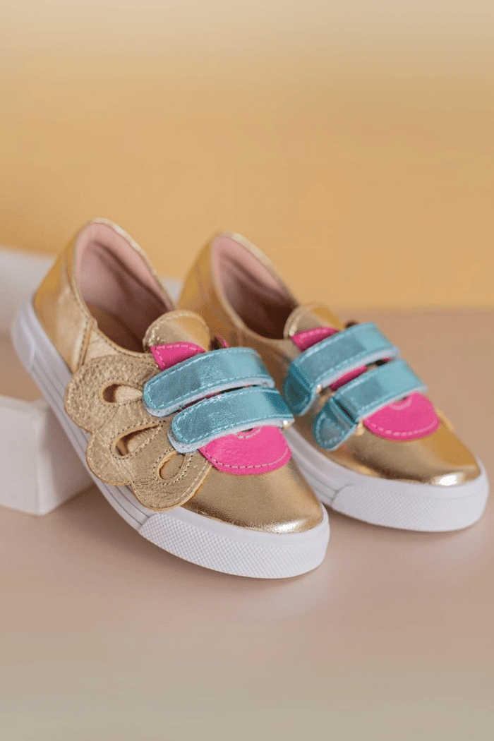 TENIS INFANTIL NINA DOURADO