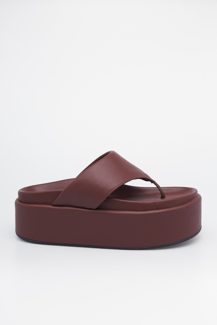 Flatform Deise Marrom Chinelo Plataforma Feminina Mist