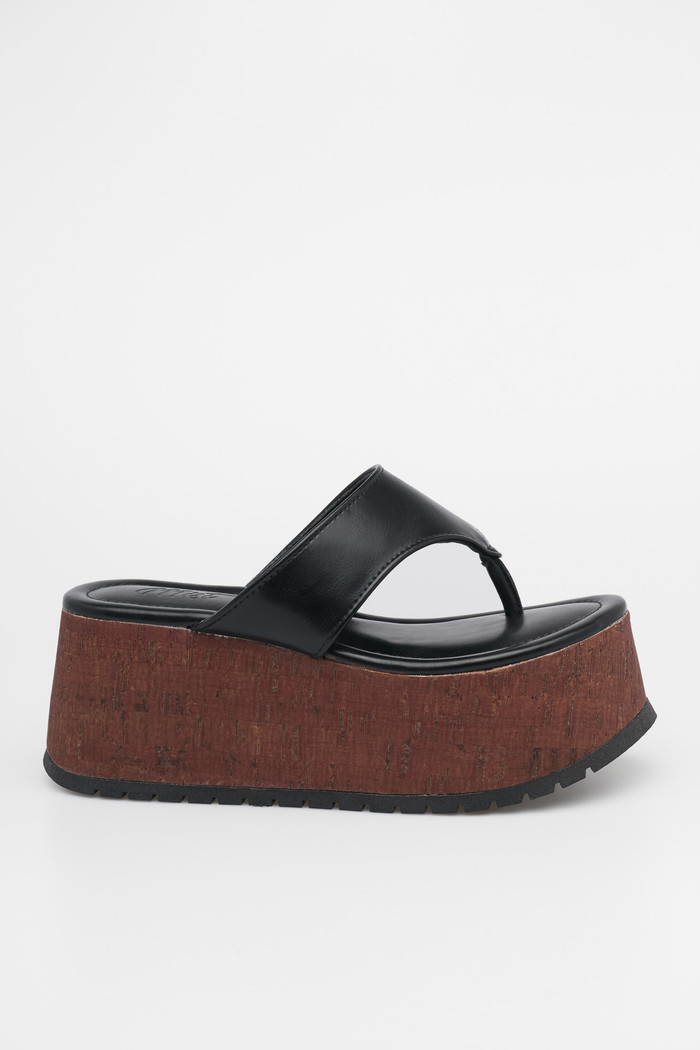 Tamanco Flatform Camila Preto