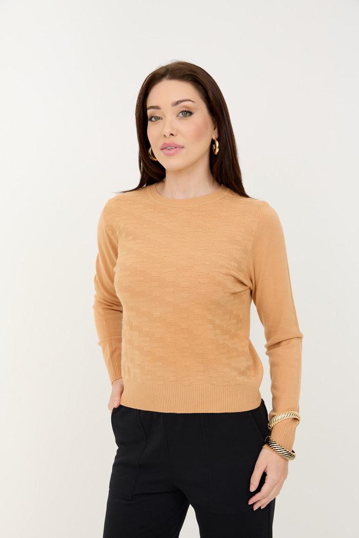 Blusa em Tricot Florença - Camel