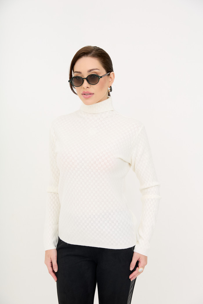 Blusa em Tricot Paris - Off White