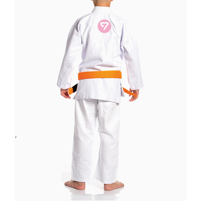 KIMONO JIU INFANTIL NEO - SETH (FEMININO - LOGO ROSA)