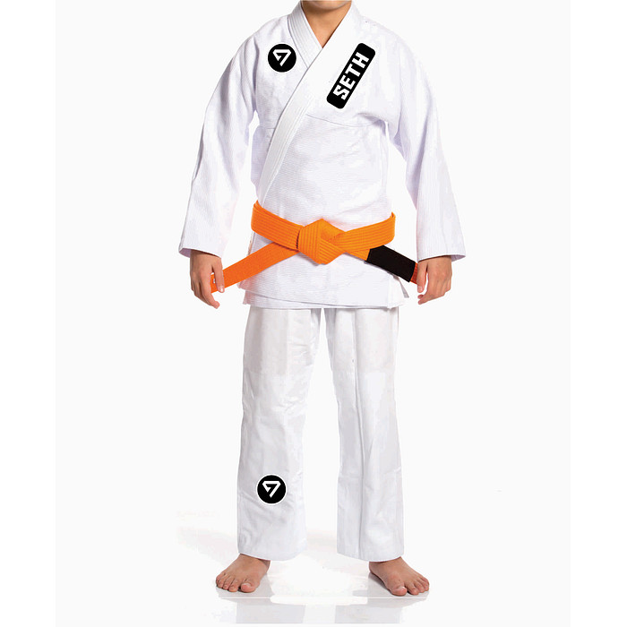 KIMONO JIU INFANTIL NEO - SETH (NEW - LOGO PRETA)