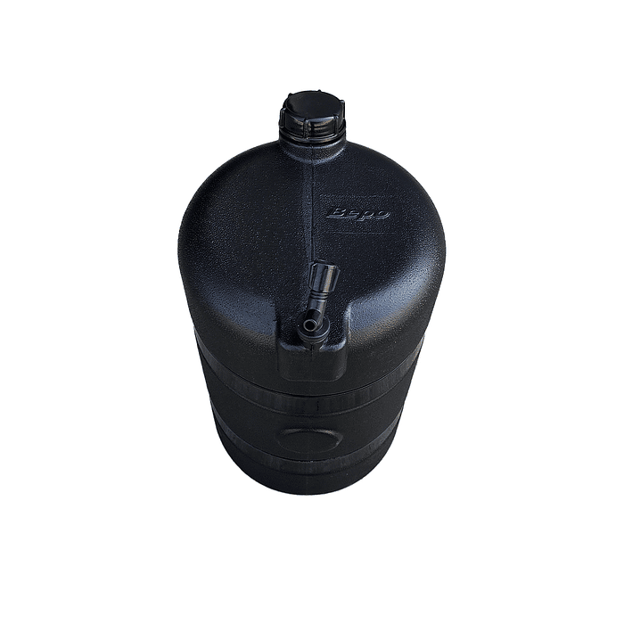 Barrica D'Agua 26L Plastico - Completo Cor - Preto
