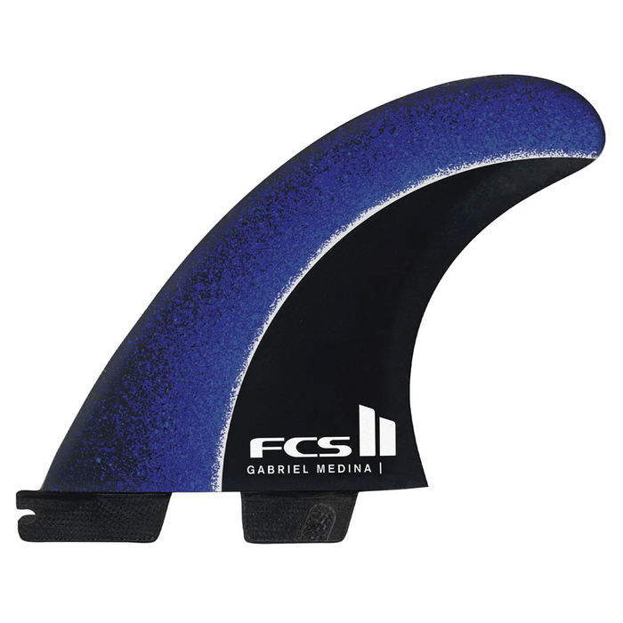 Quilhas FCS II Gabriel Medina GM PC Tri - XL Blue