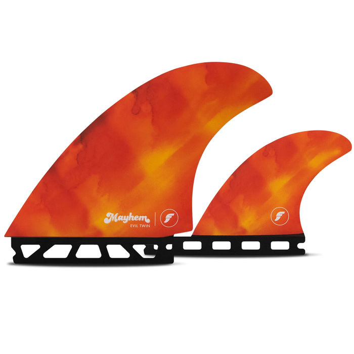 Quilhas Futures Mayhem Evil Twin - Biquilha + Estab Medium