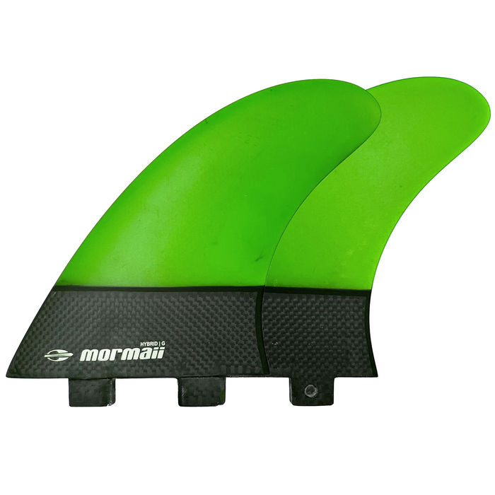 Quilhas Mormaii Biquilha Twin Hybrid XL Verde