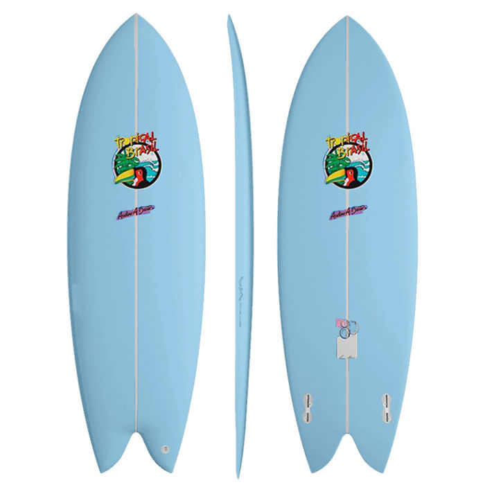 Prancha Tropical Brasil Sereia CWXes EPS/Epoxi 5'10 - 40L