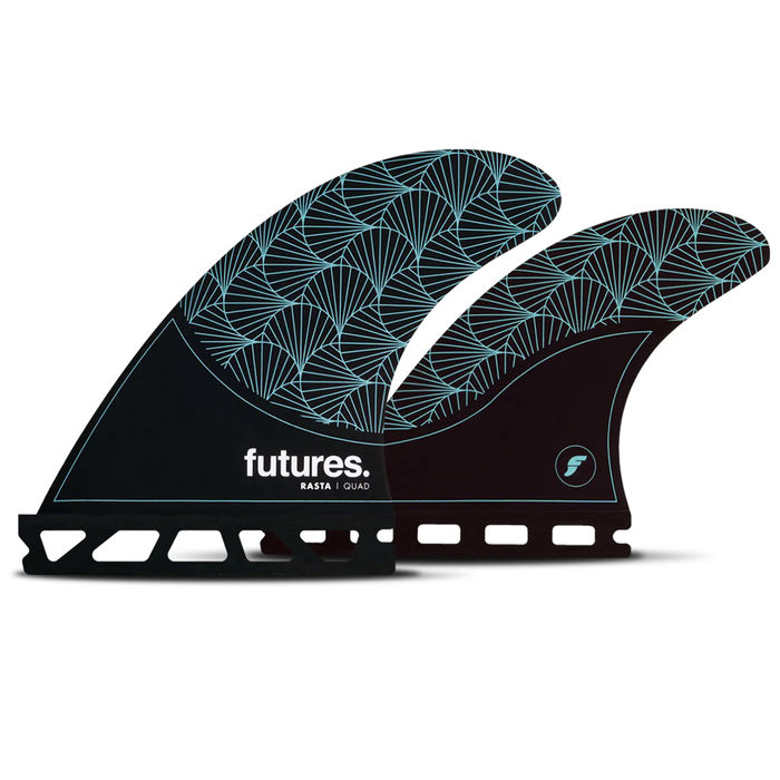 Quilhas Futures Rasta Quad - Medium Quadriquilha