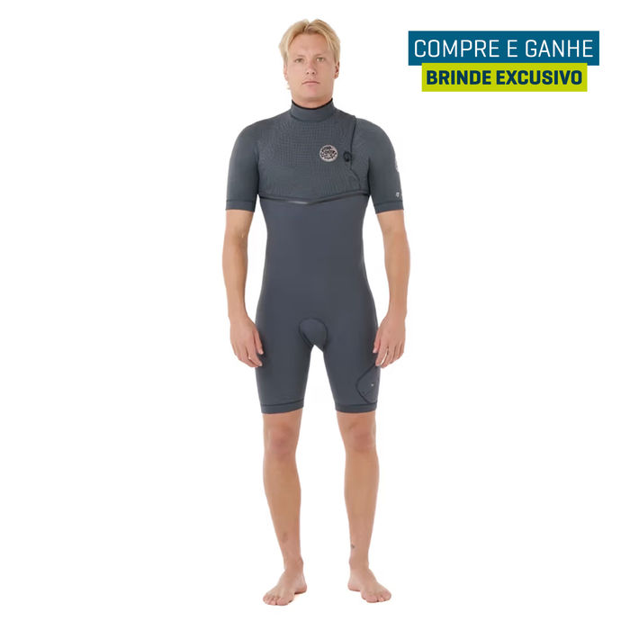 Short John Rip Curl E-Bomb E7 2mm Manga Curta Zip Free 2026