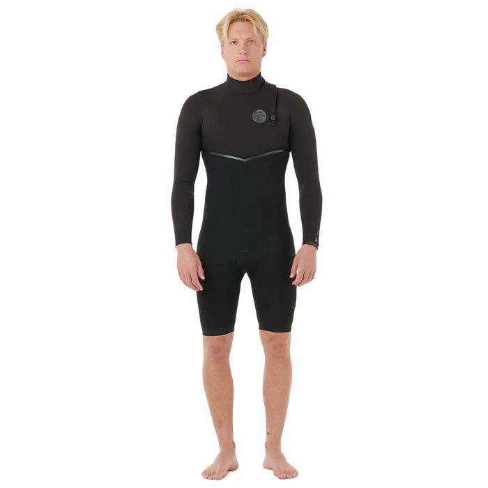 Short John Rip Curl Manga Longa E-Bomb E7 Zip Free 2 mm Vedado