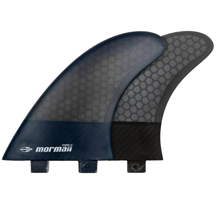Quilhas Mormaii Biquilha Twin Hybrid XL Preto