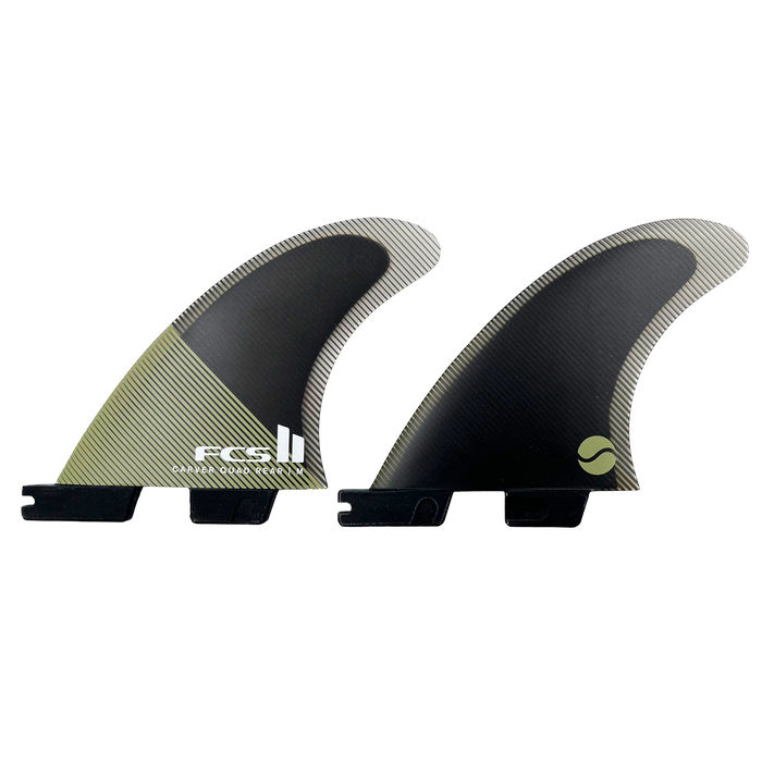 Quilhas FCS II Carver PC - Traseiras Quadriquilha (2 Quilhas) - Medium Quilhas FCS II Carver PC - Traseiras Quadriquilha (2 Quilhas) - Medium