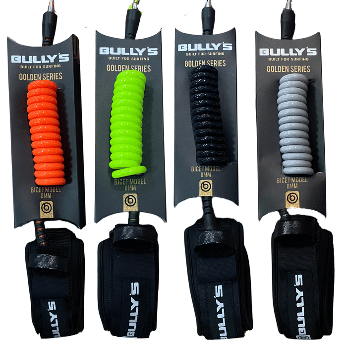 Leash Bodyboard Bullys Golden 8 mm Big Wave