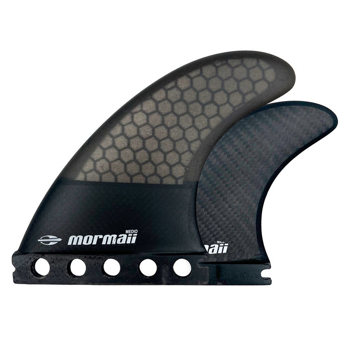 Quilhas Mormaii Quad Hybrid Carbon Medium (Quadriquilha) - Encaixe Futures