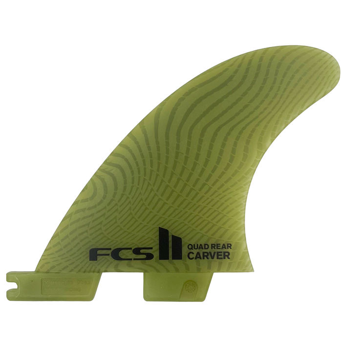 Quilhas FCS II Carver Neo Glass Traseiras Quad (Par) - Medium