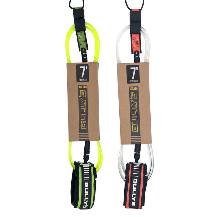 Leash Bullys 7' x 7 mm - Golden Big Wave