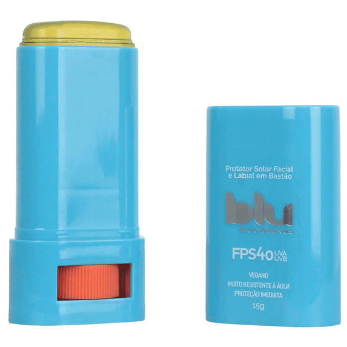 Protetor Solar Blu Biochronos Facial e Labial FPS 40 - 15g